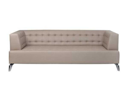 Büroeinrichtung Sofa Couch 2 Sitzer Arbeitszimmer Polstersofa Kunstleder Möbel